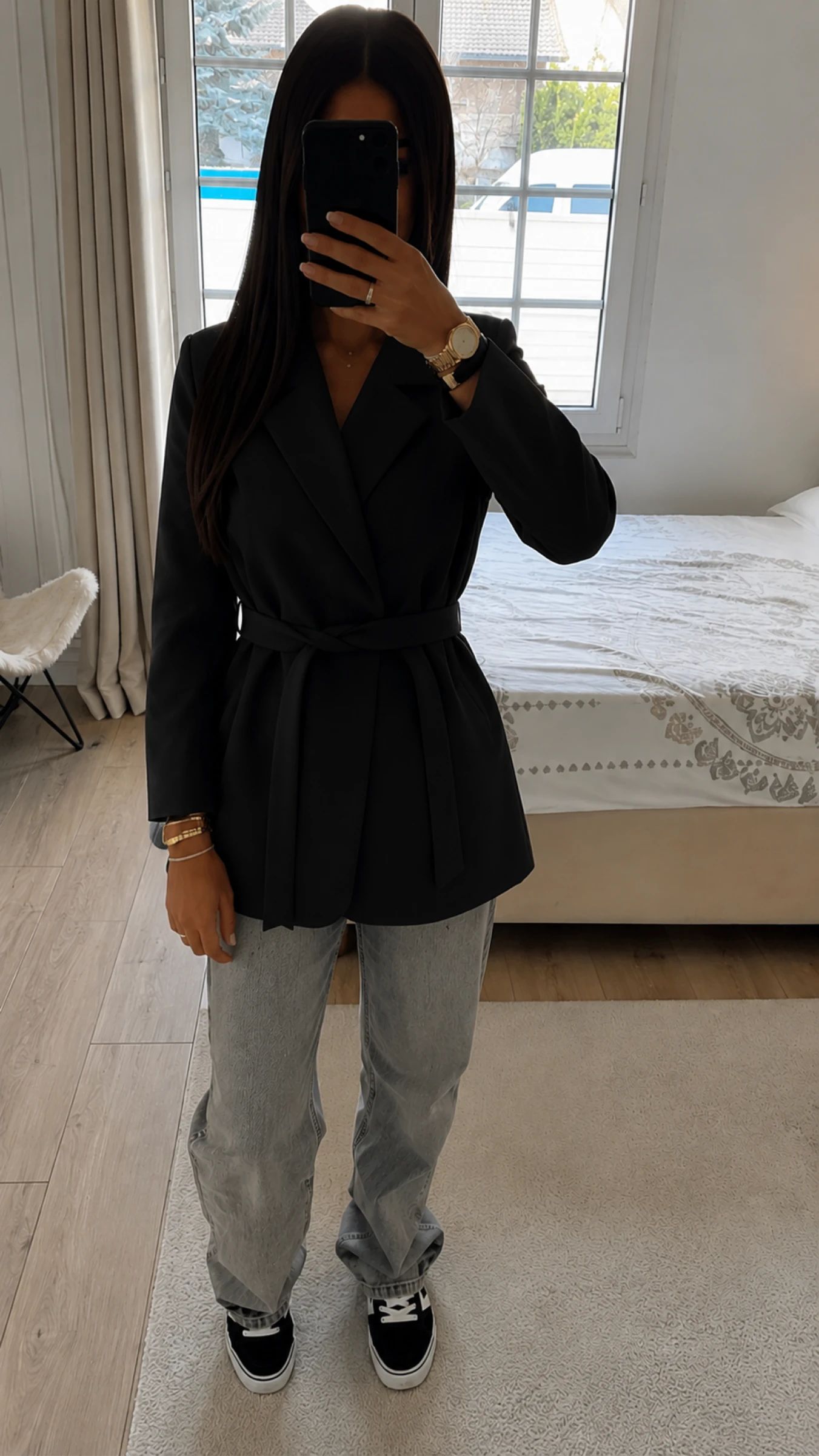 Blazer noir Only ceinturé – Taille S – Très bon état